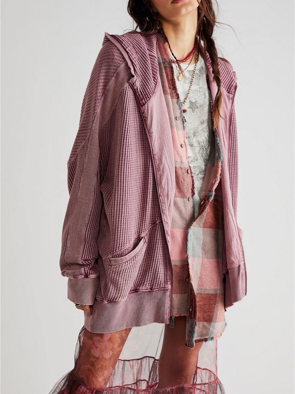 Free People One Ash hoodie